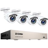 Oem 8CH Žični CCTV Sistem, 1080P HD Resolucija, IP66 Vodoodporne Kamere -bela -None, (5000137675) | Shoptok.si