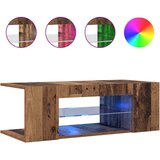 TV ormarić LED boja staro drvo 90x39x30 cm konstruirano drvo | shoptok.hr