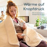 Beurer HD 72 Vafel v posteljnini Ivory x približno 180 130 cm, 400.66 | Shoptok.si