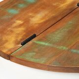  Stolić za kavu bijeli 50 x 27 cm od masivnog obnovljenog drva | Eponuda.com