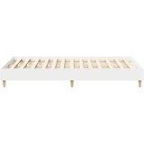  Krevetna konstrukcija Bijelo 137 x 190 cm Konstruirano drvo | Eponuda.com