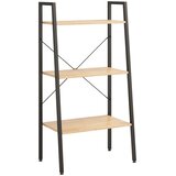  Samostojeće police s 3 razine svjetlosmeđe i crne 56x35x108 cm | shoptok.hr