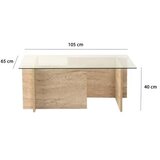 Hanah home Club sto New Escape, 105x40x65 cm, bež | Eponuda.ba