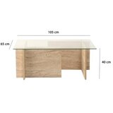 Hanah home Klubska mizica Jeron (Travertin) | Shoptok.si