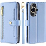 INORCO Za Huawei nova 11 Pro/11 Ultra PU usnje+TPU ovitek za telefon stojalo denarnica z žepom na zadrgo, (22033616) | Shoptok.si