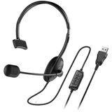 Genius HS-100U (31710027400) USB klicna naglavna slušalka črna, (5000368321) Cene