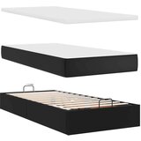 vidaXL Otomanski okvir kreveta s madracima crni 180x200cm umjetna koža | shoptok.hr