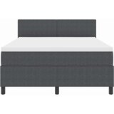  s opruga kutije Tamno siva i bijela 160 x 200 cm | shoptok.hr