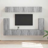  Set TV komoda Zidne 5 pcs Siva Sonoma Konstruirano drvo | Eponuda.com