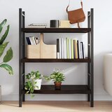  Zidna polica tamnosmeđa 100x40x(2-6) cm od obrađene hrastovine | shoptok.hr