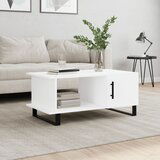 The Living Store Klubska mizica bela 90x50x40 inženirski les - Klubska Mizica, (21574293) | Shoptok.si