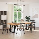  Noge za blagovaonski stol V-oblika 2 kom Crne 80 x (72-73,3) cm Čelik | Eponuda.com