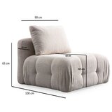 Atelier Del Sofa amaris O1 beige 1-Seat sofa u
