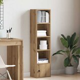  Regal za knjige boja hrasta 31x24x127 cm konstruirano drvo Smeđa | Shoptok.si