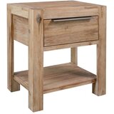  Noćni ormarići s ladicama 2 kom 40x30x48cm masivno drvo bagrema | shoptok.hr