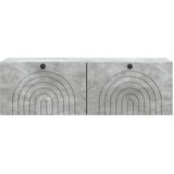 TV ormar za zid Betonska siva 98 x 31 x 30 cm Konstruirano drvo | Eponuda.ba