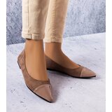 Gemre Brown patent ballet flats Thibault Cijene