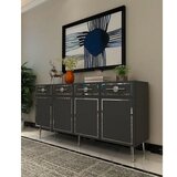 Hanah home Komoda Belly KB150 Anthracite Silver