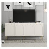 Hanah home Komoda Lyon 80 180x80x35cm Krem-Zlatna | Eponuda.ba