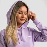 GymBeam Ženska dukserica Limitless Longline Lavender Cene