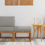  Zunanji puf Masiven les akacije Naravna, (5000270604) | Shoptok.si