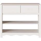  Konzolna stolica s ladicama Drammen Bijelo 89,5 x 37 x 73 cm | shoptok.hr