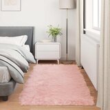  Tepih od umjetne ovčje kože TAFALLA Ružičasta 100 x 200 cm | shoptok.hr