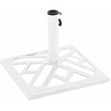  Stalak za suncobran bijeli 44 x 44 x 31 cm od lijevanog željeza | Eponuda.com