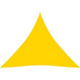 vidaXL Senčno jadro oksford blago trikotno 4x4x4 m rumeno, (20965064) | Shoptok.si