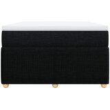  Krevet s oprugama i madracem crni 120 x 200cm od tkanine | shoptok.hr