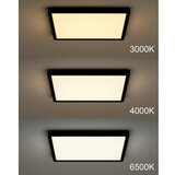  LED stropno svetlo LED/32W/230V 3000/4000/6500K 40x40 cm crno | Eponuda.com
