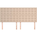  Uzglavlja 4 kom boja cappuccina 90x5x78/88 cm od umjetne kože | shoptok.hr