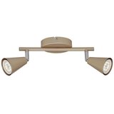 BRILONER 2849-027 - LED spot svetiljka GOLD BASIC 2xGU10/5W/230V | Eponuda.com