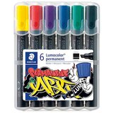Staedtler Marker Lumocolor Permanent, 6 kosov Cene