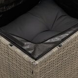  8-dijelni set vrtnih sofa od poliratana s jastucima sivi | shoptok.hr