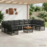  Set vanjskih sofa 11 kom. Poliester | shoptok.hr