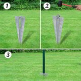 Euro ograda čelična 25 x 1,0 m zelena | Shoptok.si