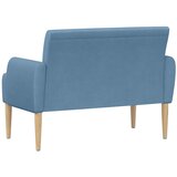  Ljubavni kauč s gumbima Plava 116 x 67 x 81 cm Kordura tekstil | Eponuda.ba