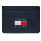 Tommy Jeans Etui za kreditne kartice Tjm Heritage Leather Cc Holder AM0AM12085 Mornarsko modra