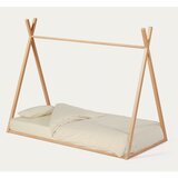Kave Home Dječji krevet od masivne bukve u obliku kućice s podnicom 90x190 cm u prirodnoj boji Maralis – | shoptok.hr