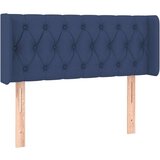  Posteljno vzglavje modro 93x16x78/88 cm blago, (20951927) | Shoptok.si