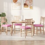 vidaXL Jastučići za sjedenje 2 pcs Ružičasta 40 x 40 x 6 cm tkanina | shoptok.hr
