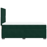  Box spring krevet s madracem tamnozeleni 100x200 cm baršunasti | shoptok.hr