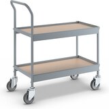 eurokraft pro Vrhunski voziček za odlaganje, DxŠxV 720 x 380 x 855 mm, s 4 vrtljivimi kolesi, kolo s Ø 100 mm Cene