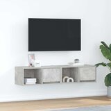 vidaXL TV ormarići 2 kom boja betona 60x31x25,5 cm konstruirano drvo Cijene