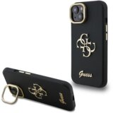 Guess Cam Stand GUHCP14SPCS4GSK ovitek za iPhone 14 s stojalom - črn | Shoptok.si