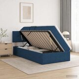  s madracem i skladištem Plava 90 x 190 cm Baršun | shoptok.hr