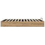  Ottomanska postelja Umetni hrast 193 x 120 x 25 cm, (5000121536) | Shoptok.si