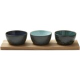 Bitz Servirni set skodelic na lesenem pladnju - 1 set | Shoptok.si