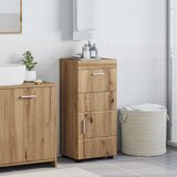 vidaXL Kopalniška omarica TULUM artisan hrast 37 x 31.5 x 82 cm | Shoptok.si